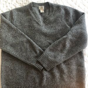 LL Bean v-neck sweater.